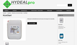 Site catalogue Hydealpro